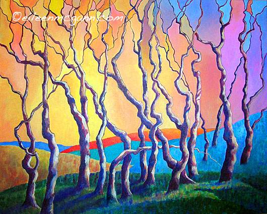 Devonian Tangle painting a/c